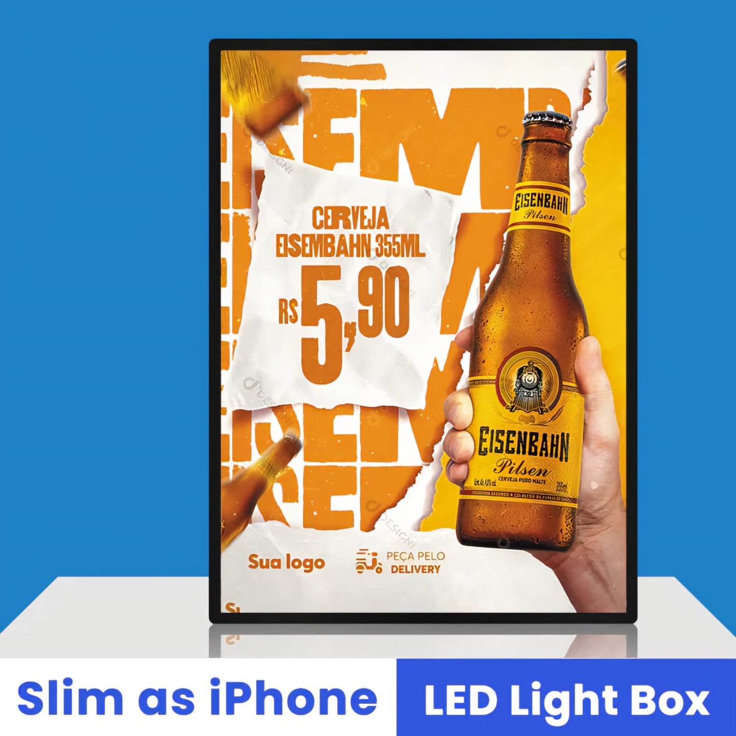 A2 Hanging Poster Light Box